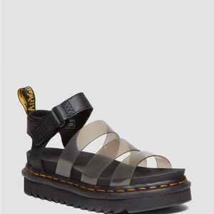 Dr. Martens BLAIRE JELLY GLITTER STRAP SANDALS